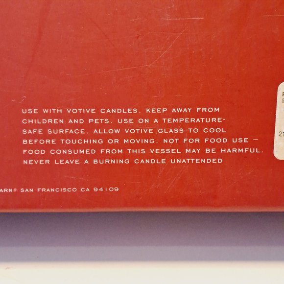 POTTERY BARN Christmas Advent Calendar Votive Set Of 24 Red Numbered Glass inBox - Picture 11 of 13